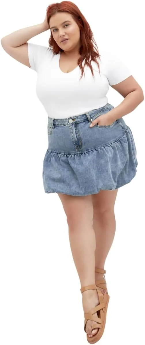 City Chic Women's Plus Size Skirt-Maisy