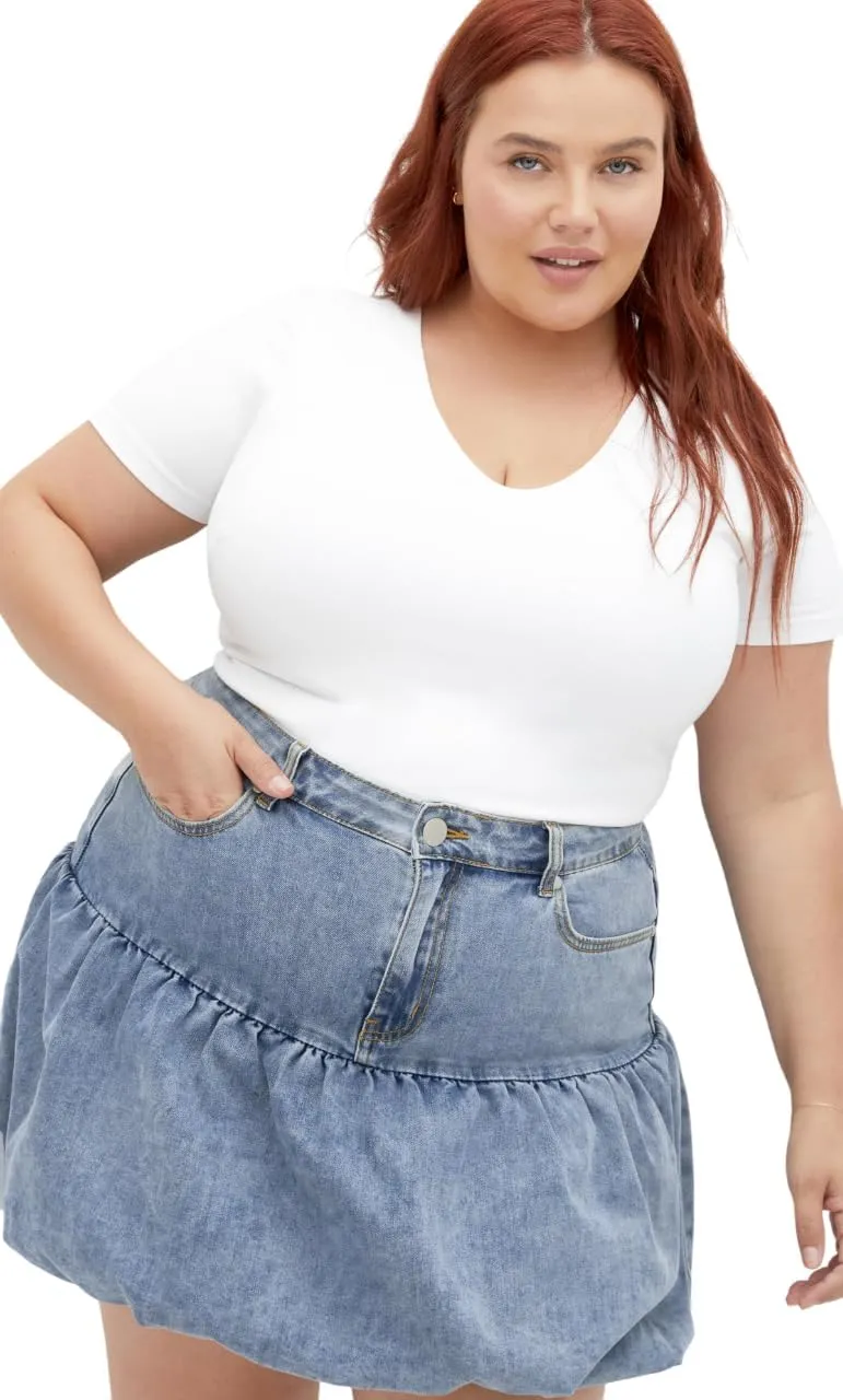 City Chic Women's Plus Size Skirt-Maisy