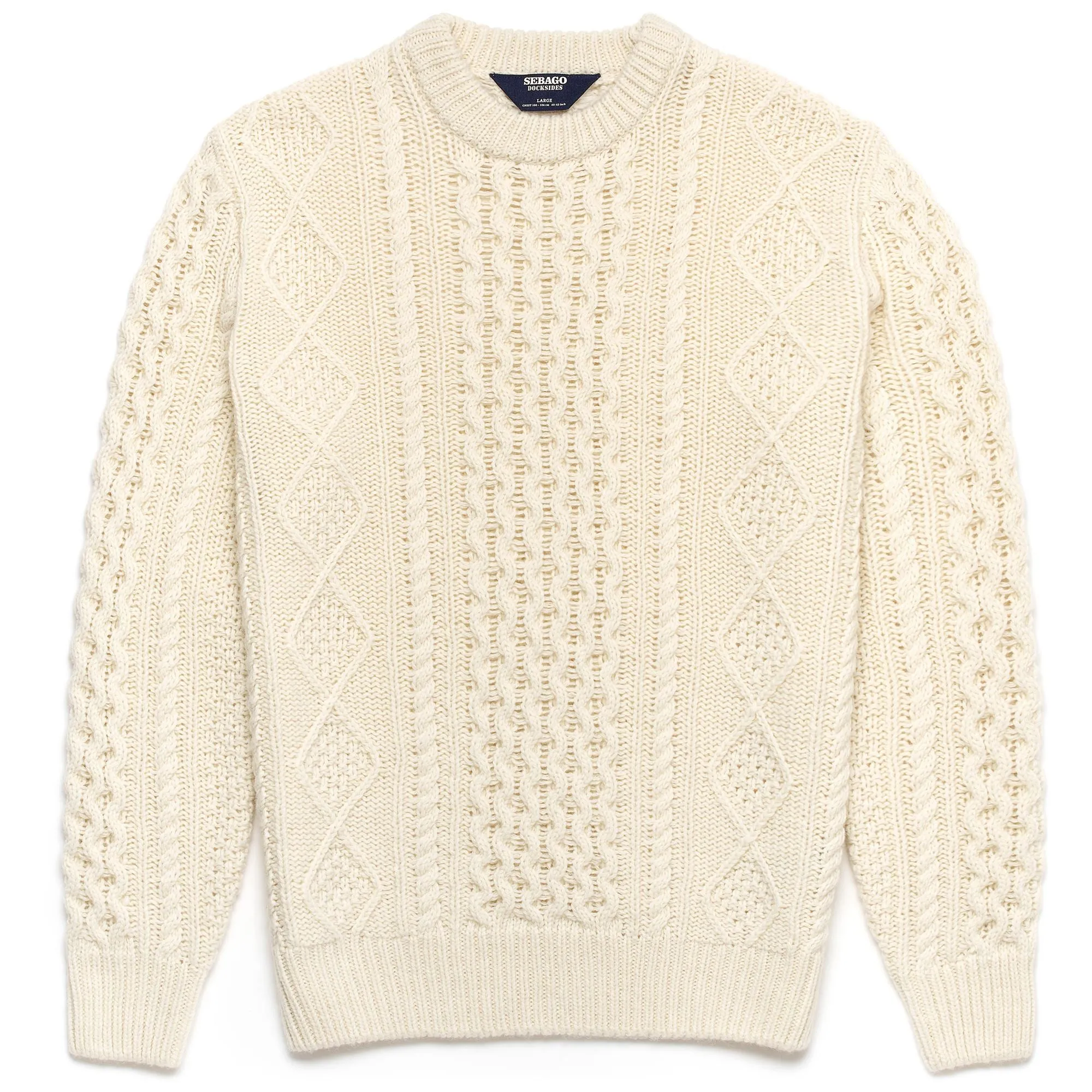 FLEMISH - KNITWEAR - Jumper - Unisex - WHITE NATURAL