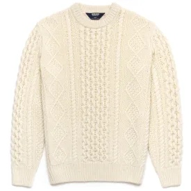 FLEMISH - KNITWEAR - Jumper - Unisex - WHITE NATURAL