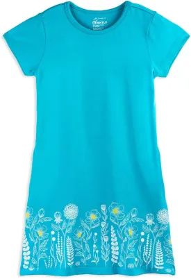 Mighty Girls' Short Sleeve T-Shirt Dresses | 100% Organic Cotton, Stylish Comfort Dress for Kids