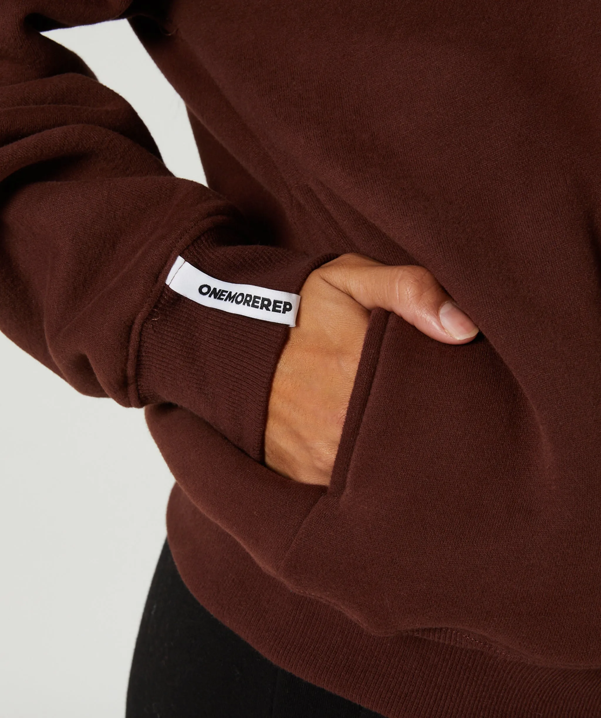 Varsity Crewneck Jumper (Mocha) by OneMoreRep